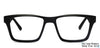 John Jacobs Black Eyeglasses 101206