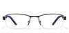 John Jacobs Black Eyeglasses 100632