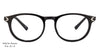 John Jacobs Black Eyeglasses 102850