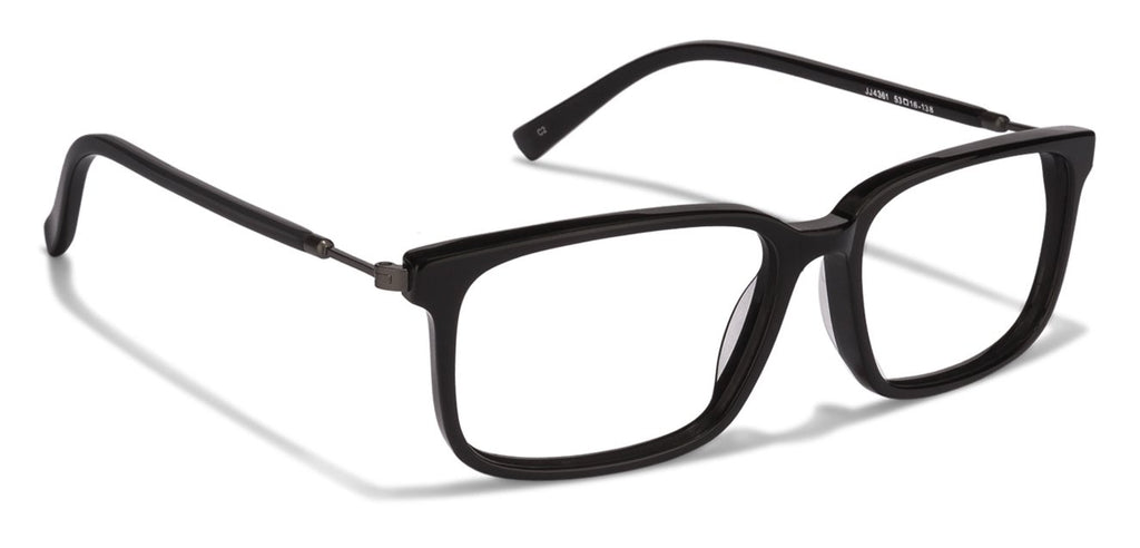 Eyeglasses for men-Rectangle-Black-EG