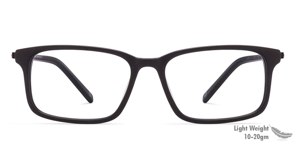 Eyeglasses for men-Rectangle-Black-EG