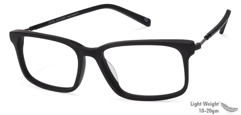 Eyeglasses for men-Rectangle-Black-EG