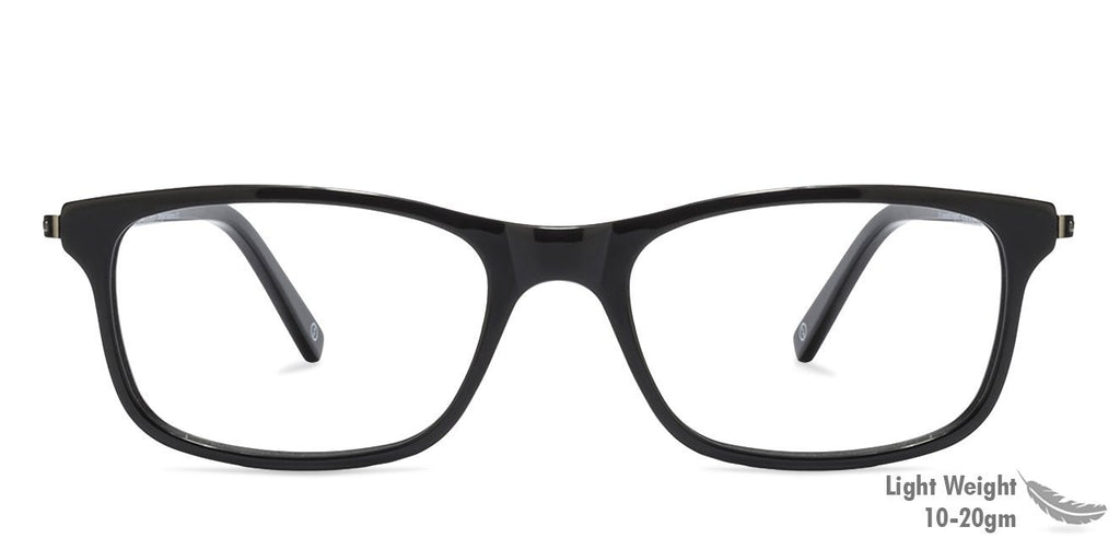 Eyeglasses for men-Rectangle-Black-EG