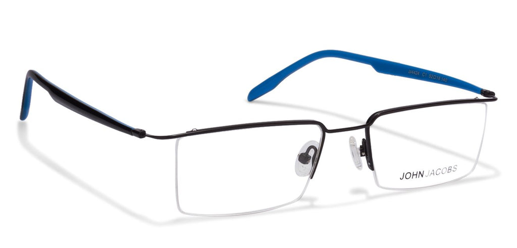 Eyeglasses for men-Rectangle-Black-EG