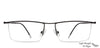 John Jacobs Black Eyeglasses 103306