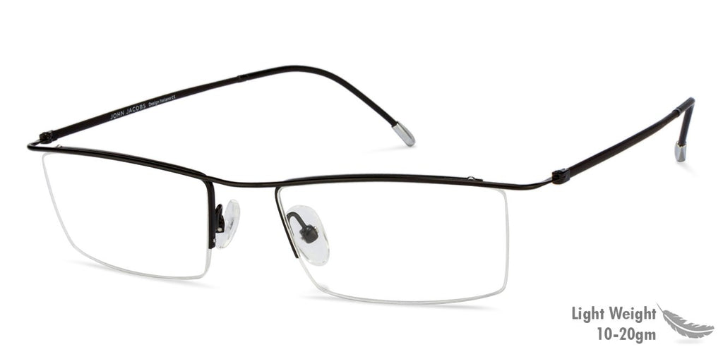 Eyeglasses for men-Rectangle-Black-EG
