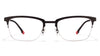 John Jacobs Black Eyeglasses 107667