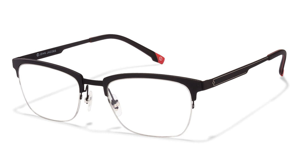 Eyeglasses for men-Rectangle-Black-EG