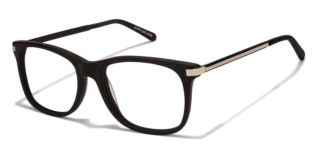 Eyeglasses for men-Wayfarer-Black-EG