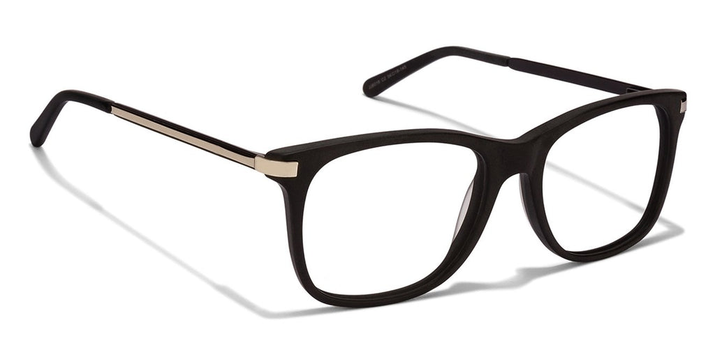 Eyeglasses for men-Wayfarer-Black-EG