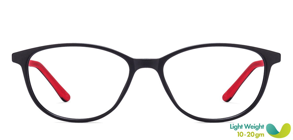 Eyeglasses for men-Cat Eye-Black-EG