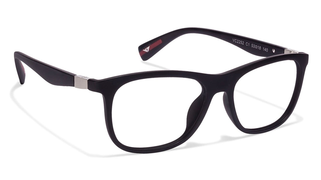 Eyeglasses for men-Wayfarer-Black-EG